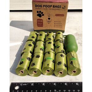 Dog Poop Bags 210 Ct. With Dispenser 14 Rolls